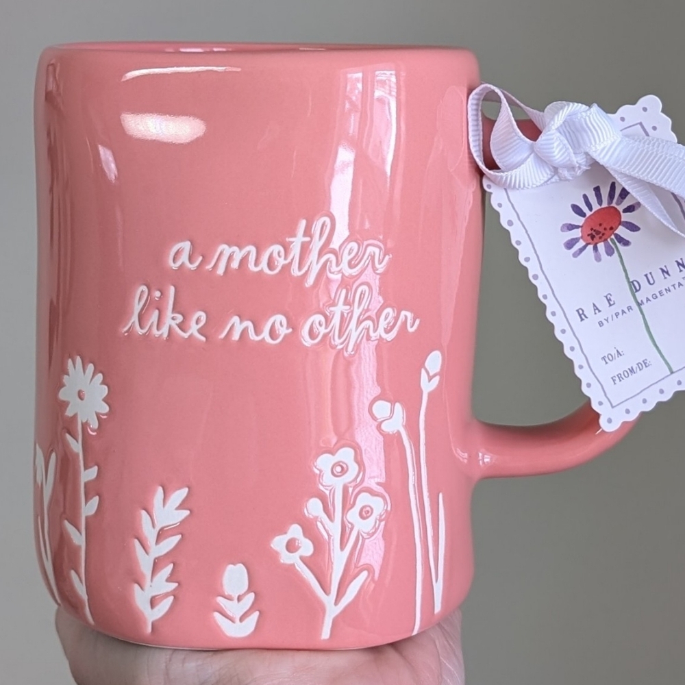 Rae Dunn A MOTHER LIKE NO OTHER Mother's Day Mug with Dainty Floral Design 🌷